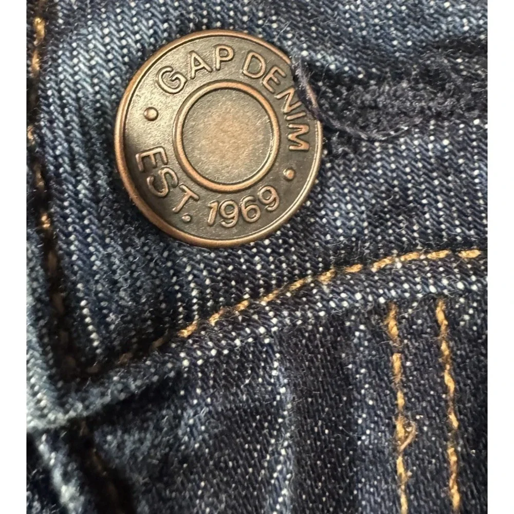 GAP Kids Jeans Girls 8 Blue Medium Wash Cotton Stretch Comfort Casual Everyday